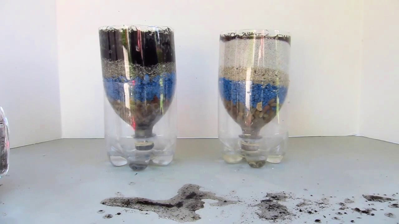 Homemade Diy Water Filter To Clean Water Anywhere