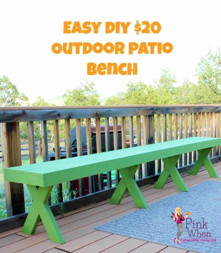 50 Outdoor Bench Plans You Can Build Using Wood Its Overflowing