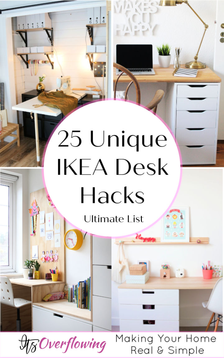 25 Ikea Desk Hacks To Build Your Own Diy Ikea Desk