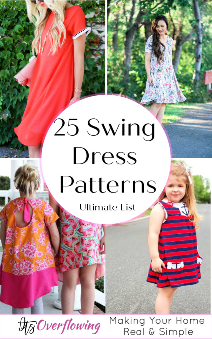 25 Perfect Summer Swing Dress Patterns [Free PDF Includes]