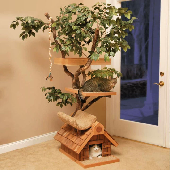 How To Make A Cat Tree House