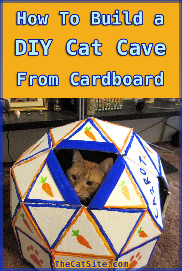 20 Easy DIY Cardboard Cat House Ideas