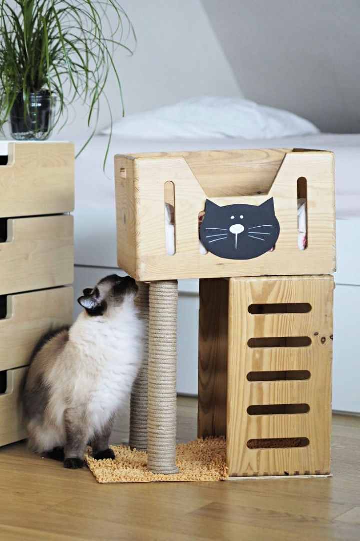 20-free-diy-cat-tree-house-plans-and-ideas