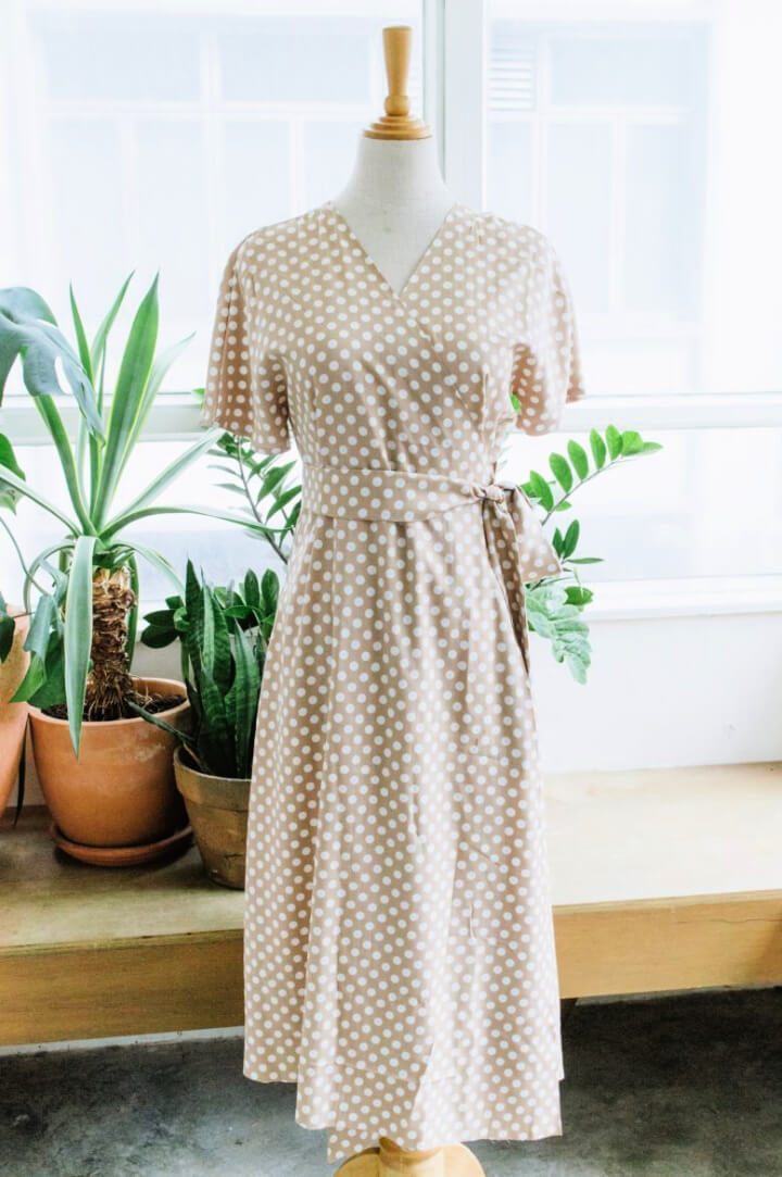 16 Best Wrap Dress Patterns (Free PDF Pattern)