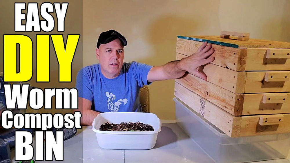 DIY Worm Farm How To Make a Worm Compost Bin