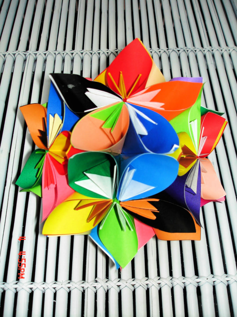 super easy origami flower