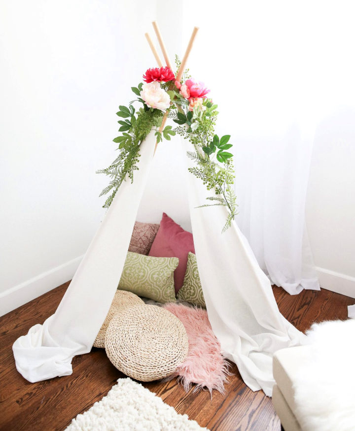 20 DIY Teepee Patterns for Kids | How to Make a Teepee