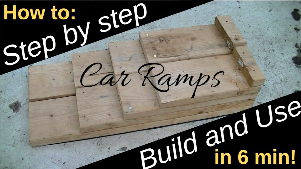 10 Inexpensive DIY Car Ramps You Can Build with Wood