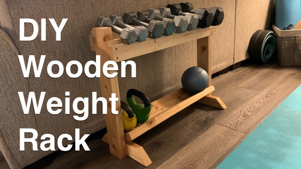 Diy Weight Rack Build Diy Dumbell - Wu Diy