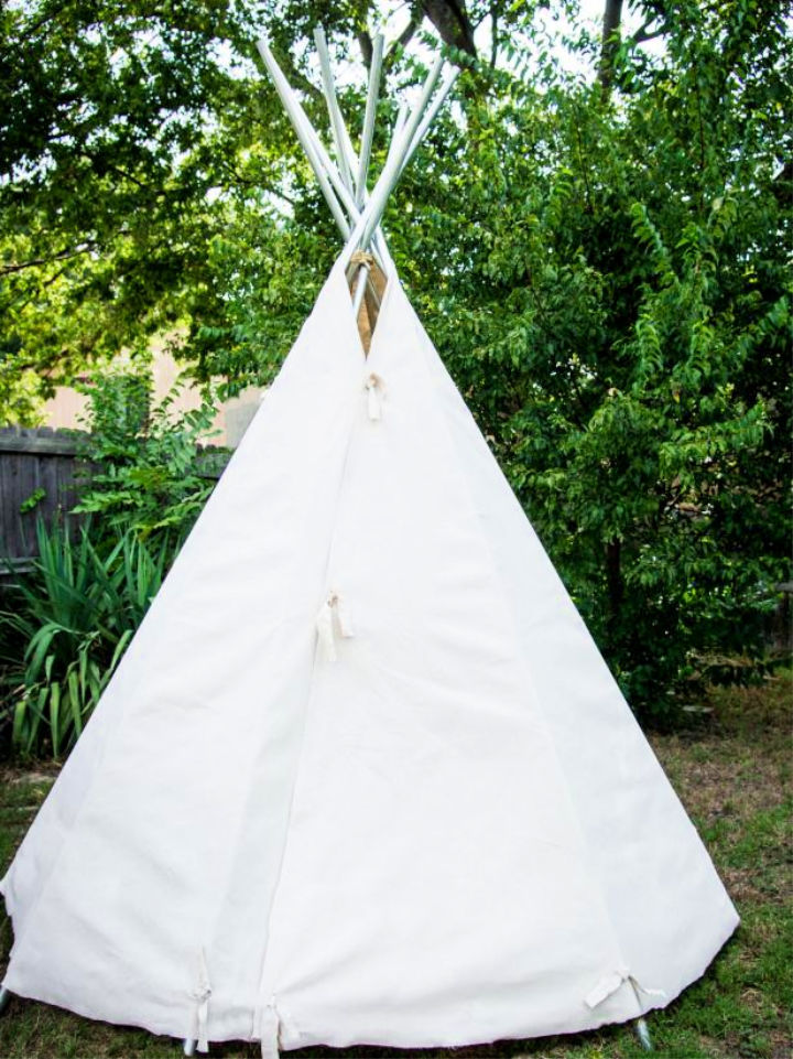 how to build a small teepee craft