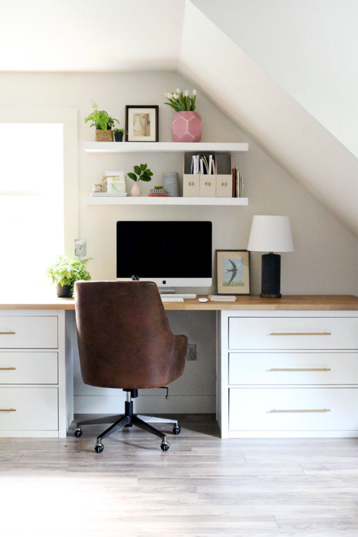 25 IKEA Desk Hacks To Build Your own Desk • Its Overflowing