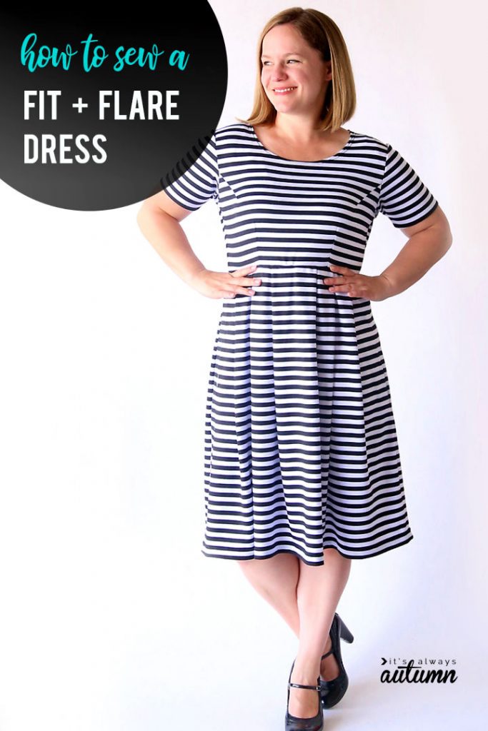 12 Free Fit and Flare Dress Patterns Free Sewing Patterns