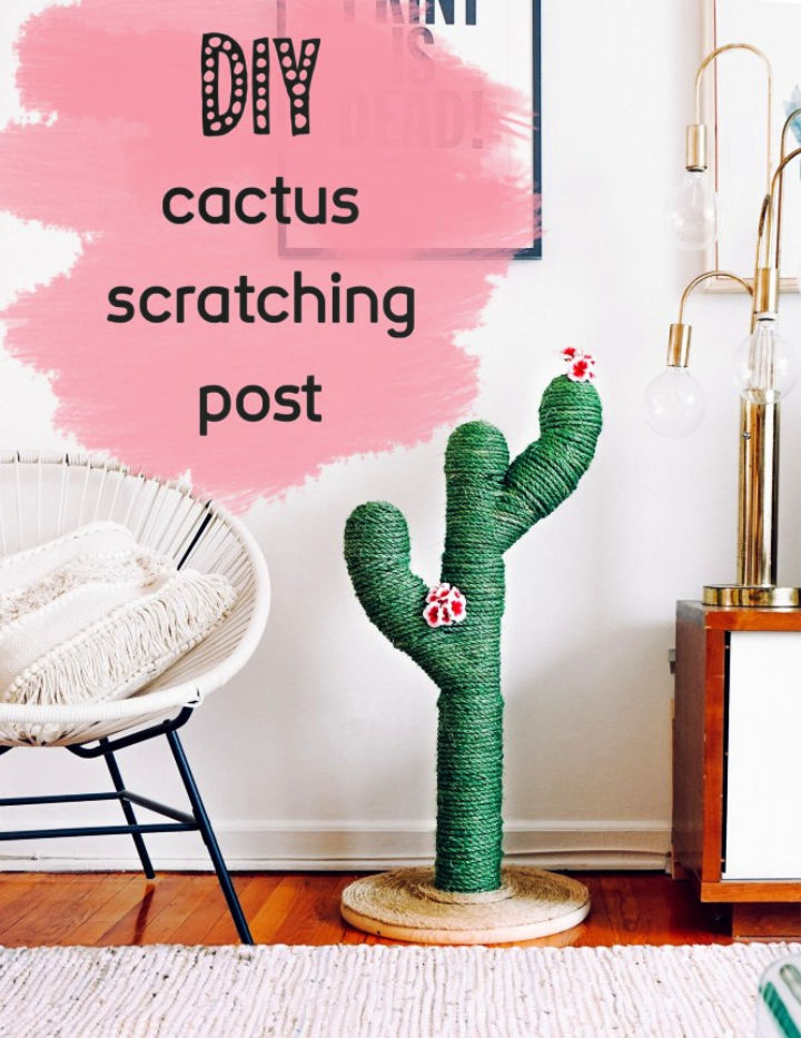 15 Best DIY Cat Scratching Post Plans - Its Overflowing