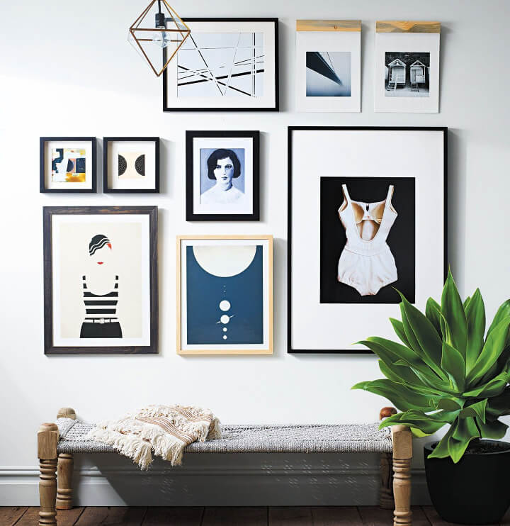 101 Unique Gallery Wall Ideas To Display Your Family Photos