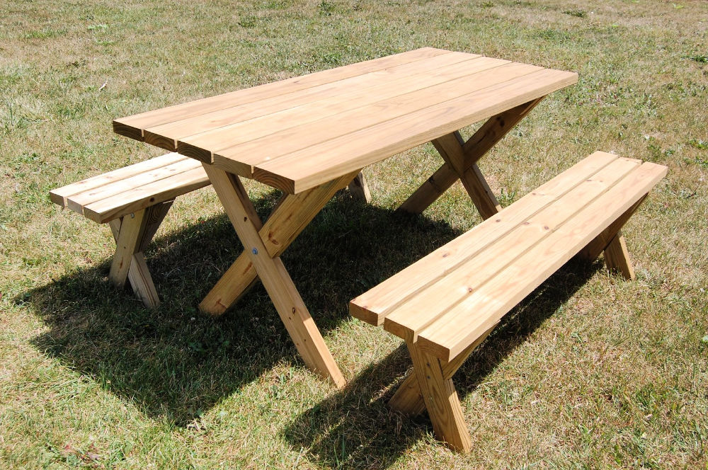 50 Free DIY Picnic Table Plans (How to Build Guide)