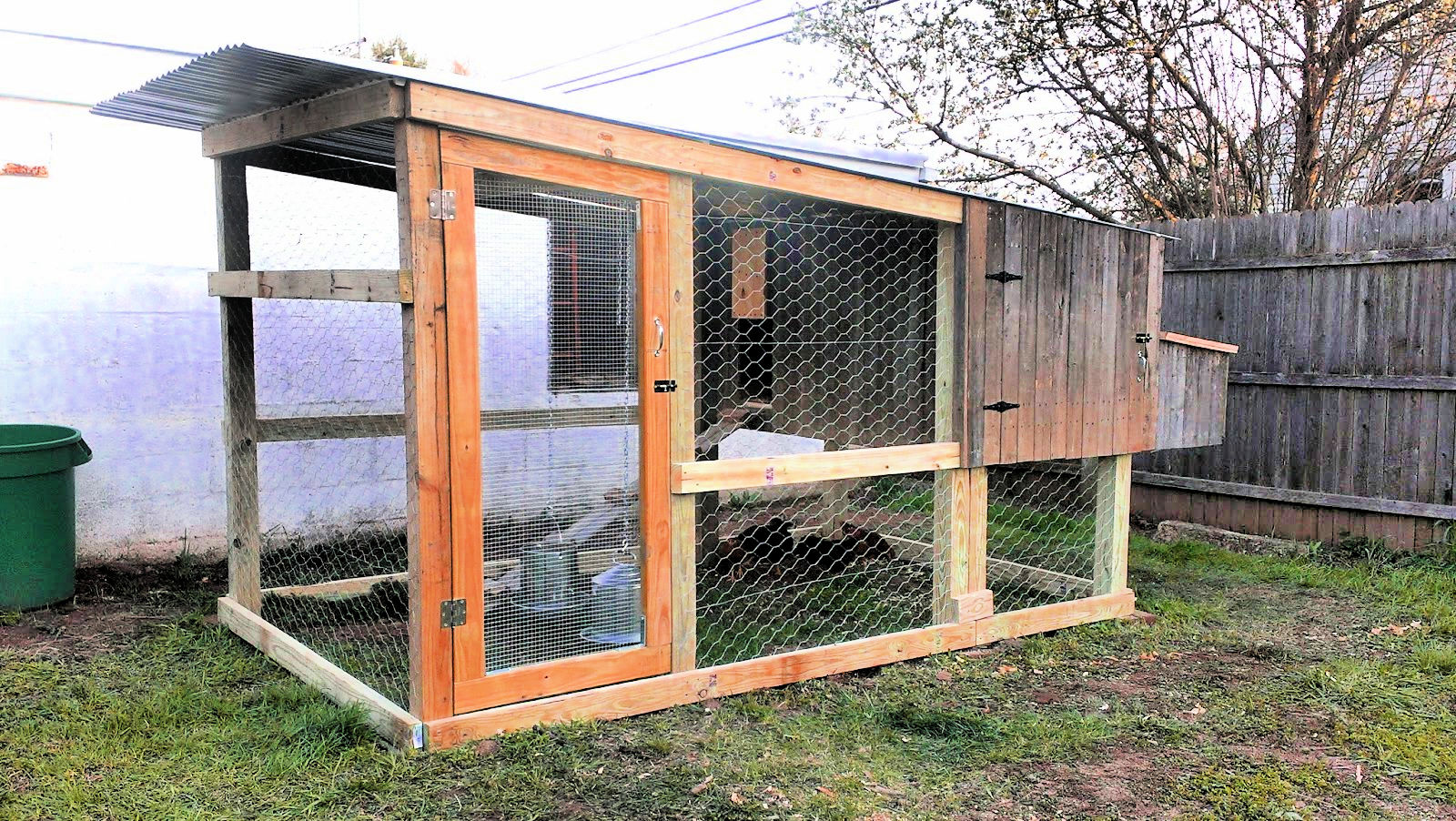 DIY Chicken Coop and Run Tutorial (How To Build & Free Plan)