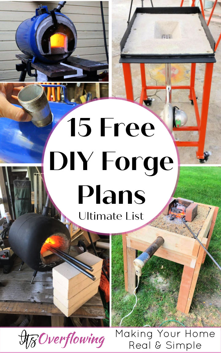 15 Homemade DIY Forge Plans (Build a Blacksmith Forge)