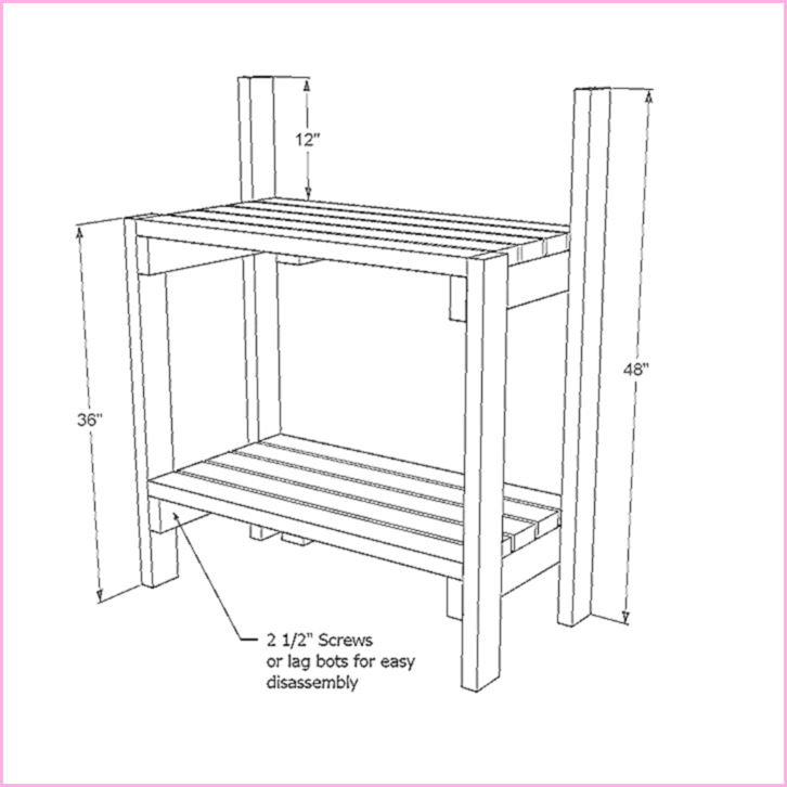 Outdoor Potting Bench Plans Download