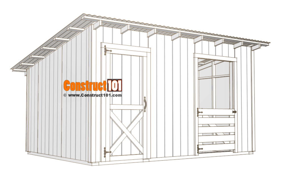 15 Free DIY Goat Shelter Plans Simple Goat Shed Plans