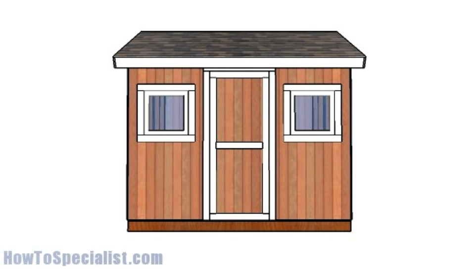 8x10 Shed Plans with Materials List | Free Shed Plans 8x10