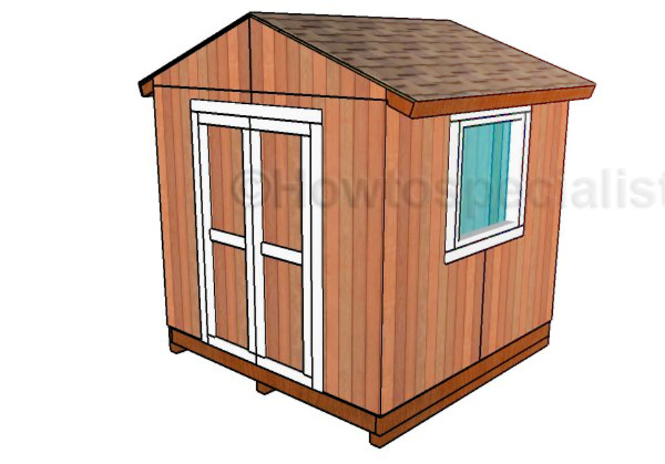 7 Free 8x8 Shed Plans To Build A Garden Storage Shed