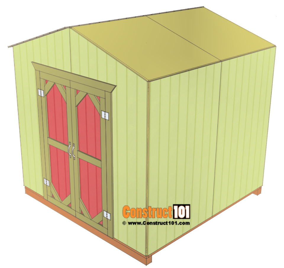 7 Free 8x8 Shed Plans to Build for Garden Storage