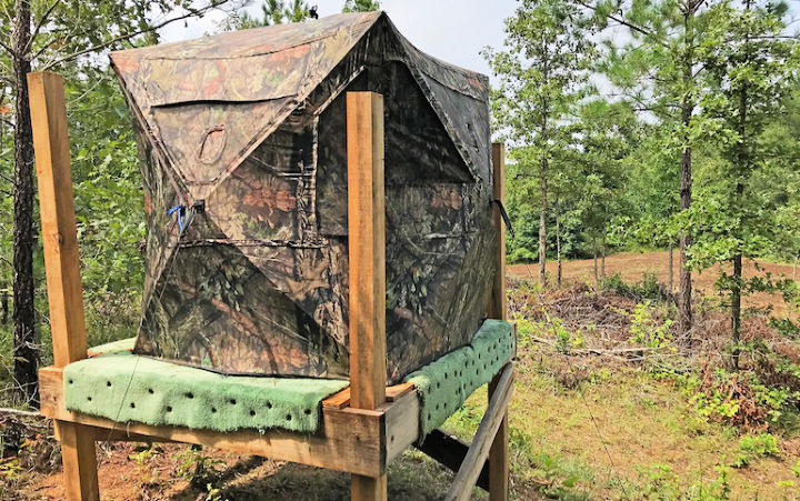 15 Free DIY Deer Blind Plans Homemade Hunting Blind   Build Elevated Deer Blinds On A Budget 