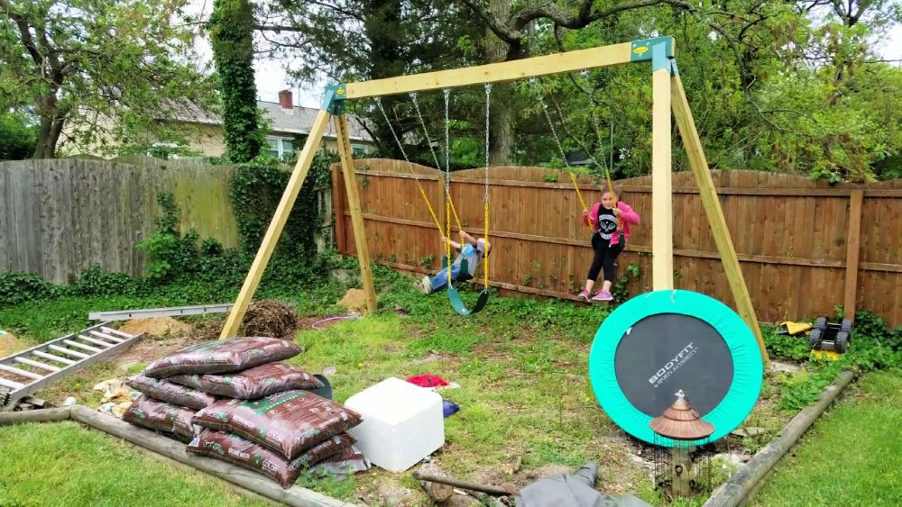 28 Free DIY Swing Set Plans (How to Build a Swing Set)