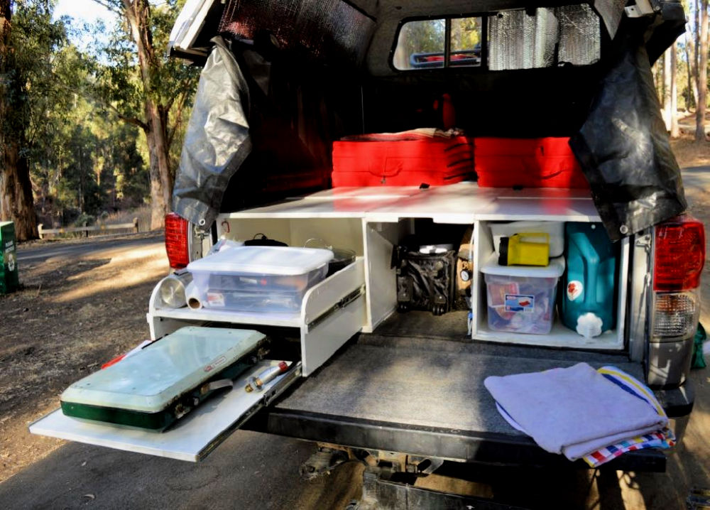 truck bed camper