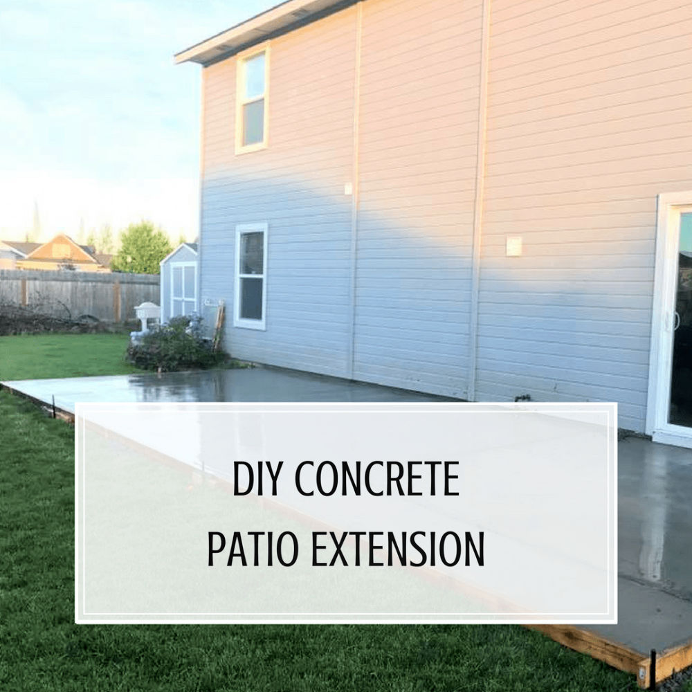 diy concrete patio ideas on a budget