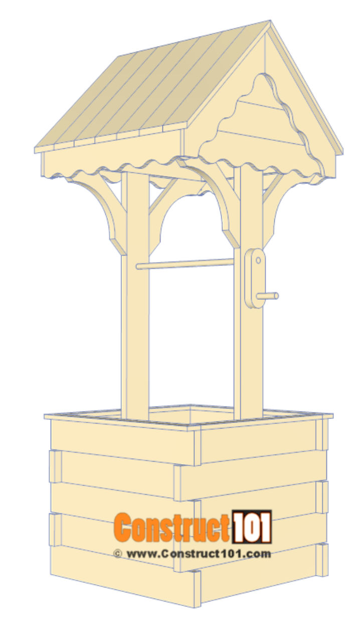 Printable Wishing Well Plans