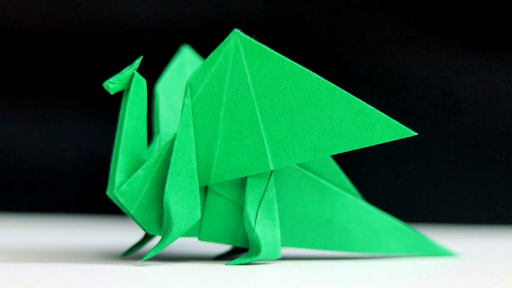 origami dragon step by step