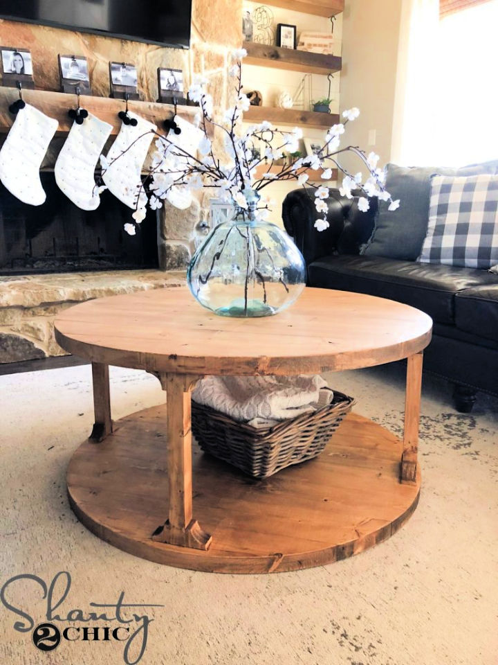 20 Simple DIY Farmhouse Coffee Table Plans • Its Overflowing