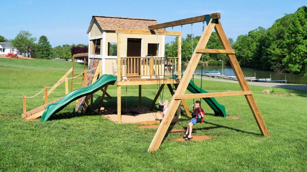 28 Free DIY Swing Set Plans (How to Build a Swing Set)