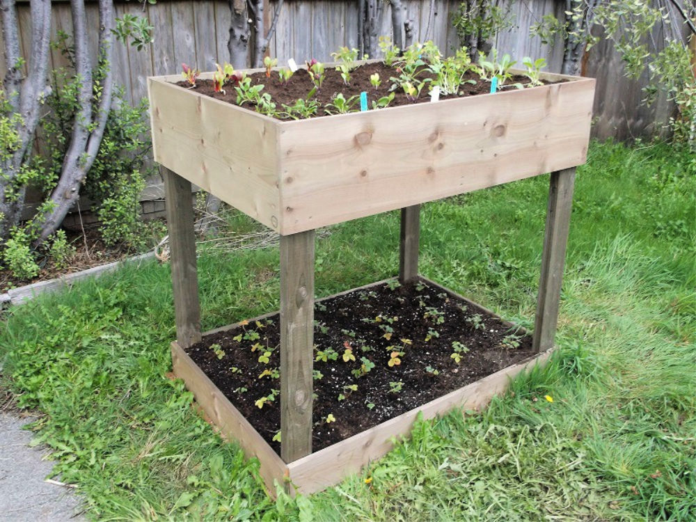 15 Free Waist High Raised Garden Bed Plans