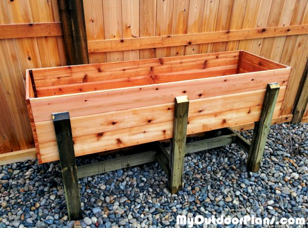 15 Free Waist High Raised Garden Bed Plans