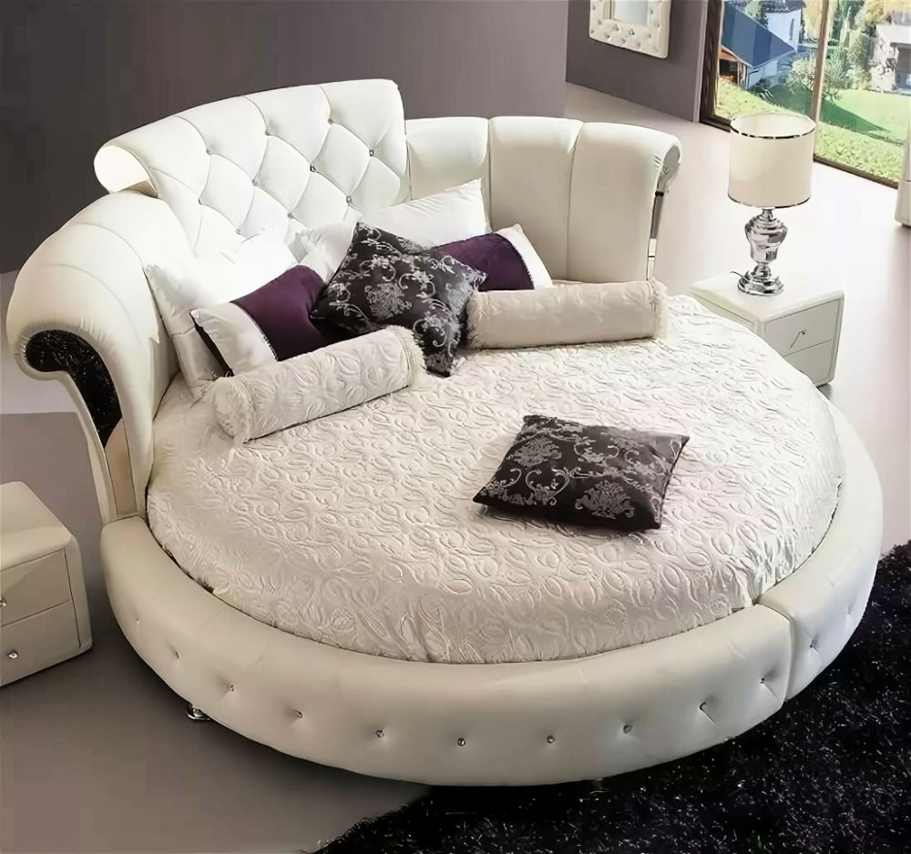 12 Round Bed Designs To Give Your Room A Unique Look