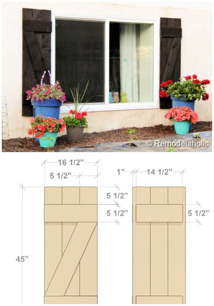 30 DIY Shutters How To Build Shutters For Windows   Wood Shutters For Under 40 