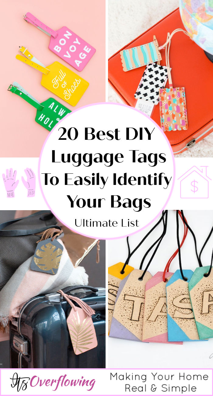 How to Make a Luggage Tag (20 Easy DIY Luggage Tags)