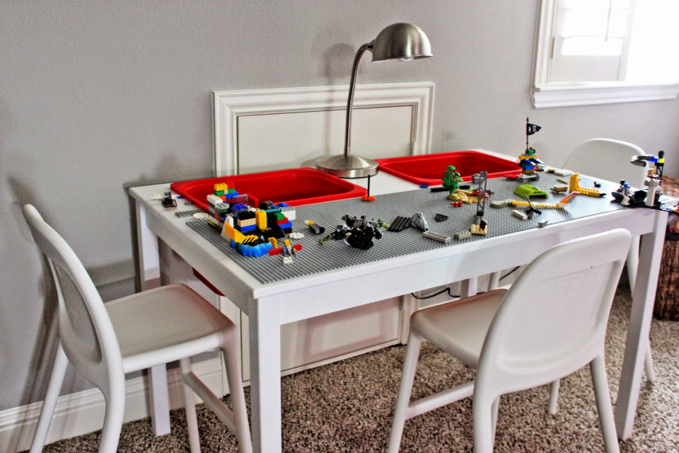 25 Homemade DIY Lego Table Ideas with Storage