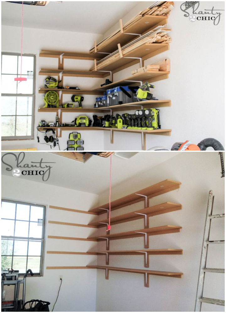 DIY Garage Shelves (30 DIY Garage Shelving Ideas to Try)