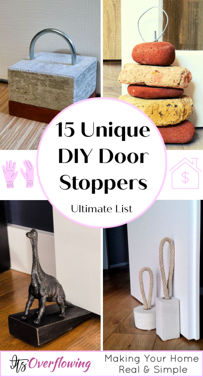 15 Unique DIY Door Stopper Ideas To Make At Home