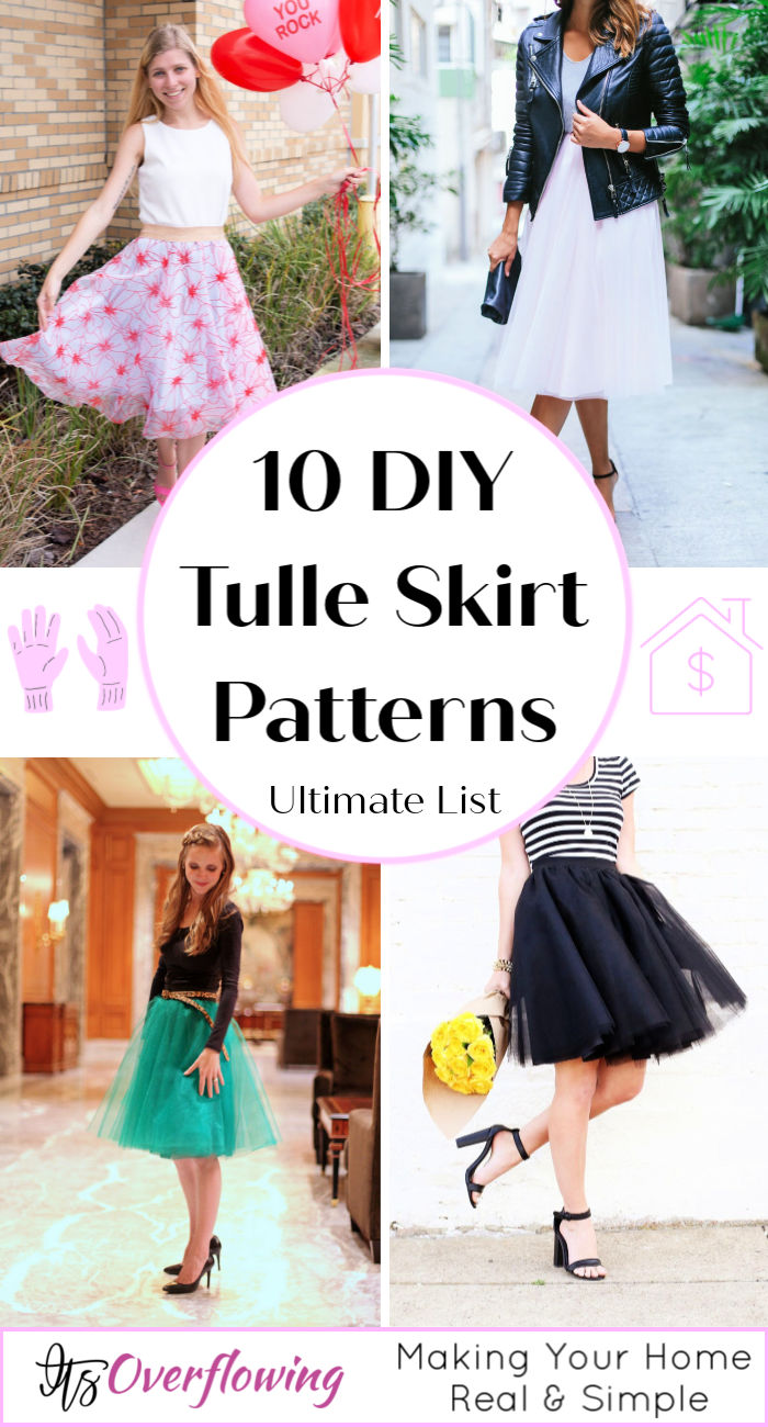 How to Make a Tulle Skirt (DIY Tulle Skirt Pattern Free)