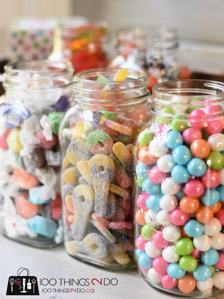 25 Easy Candy Bar Ideas for Party on a Budget