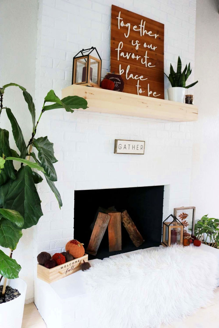 40 Unique Fireplace Mantel Ideas To Decor Under Budget