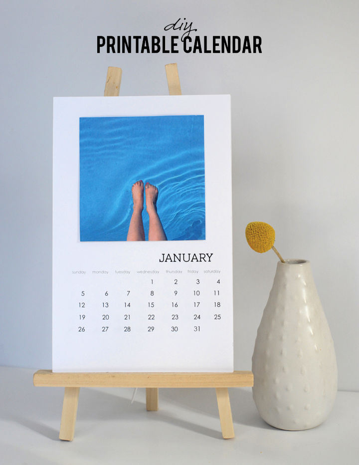 30 Easy DIY Calendar Ideas To Make Your Own Calendar