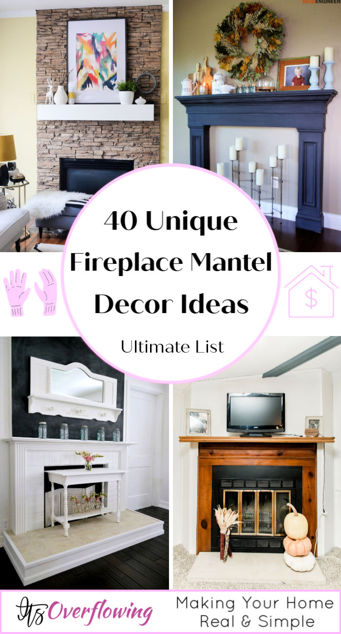 40 Unique Fireplace Mantel Decor Ideas (How To Guide)