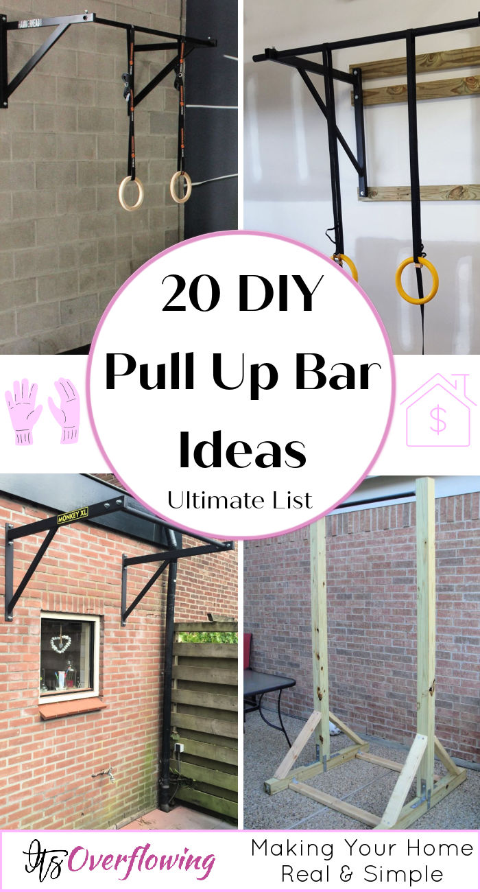 20 Homemade DIY Pull Up Bar Ideas (How to Build)