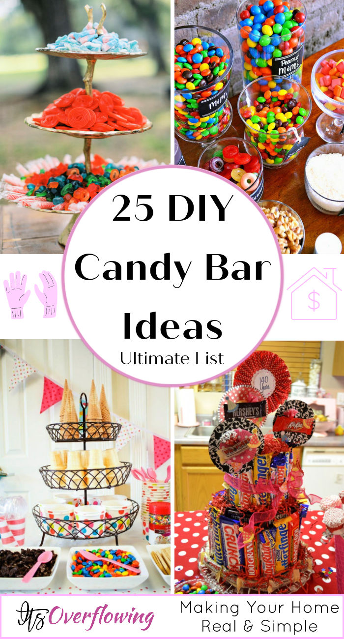 25 Easy Candy Bar Ideas for Party on a Budget