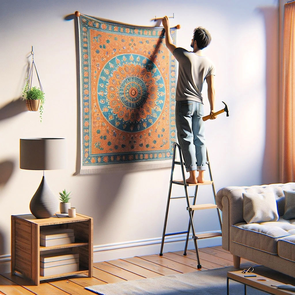 How to Hang a Tapestry Easy Ways with Expert Tips